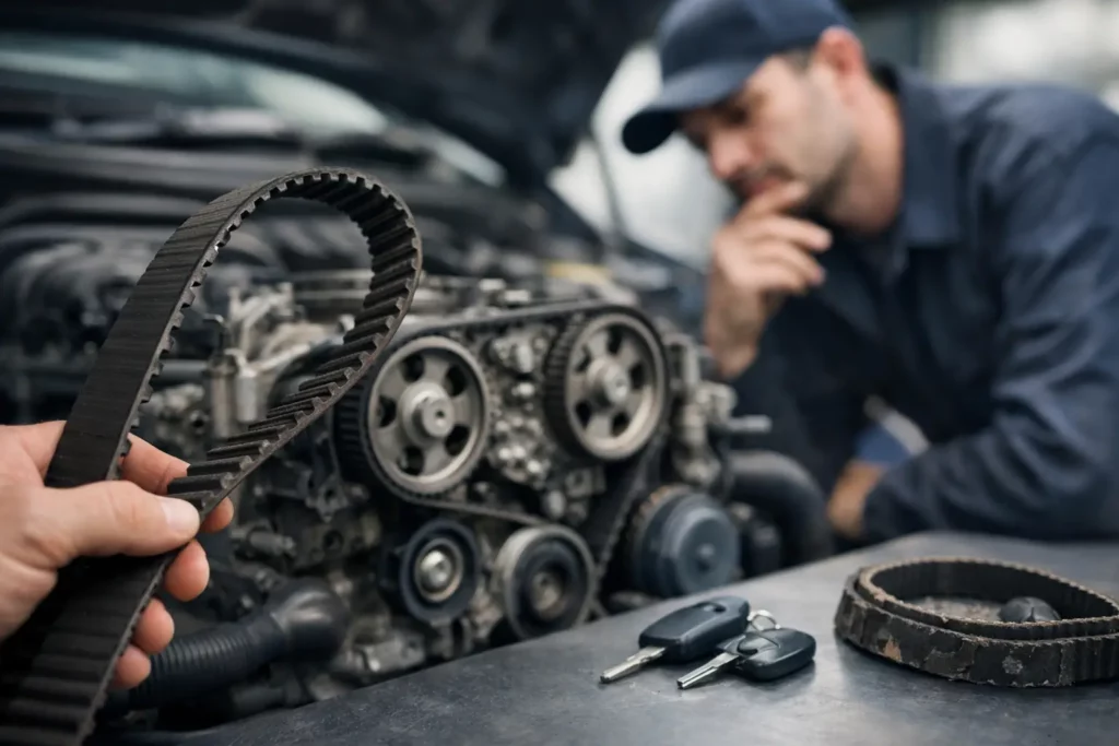 När byta kamrem bil? Tecken och intervall